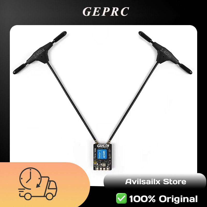 Drone Rc Setup - GEPRC ELRS DUAL 2.4G ตัวรับสัญญาณแบบ Diversity