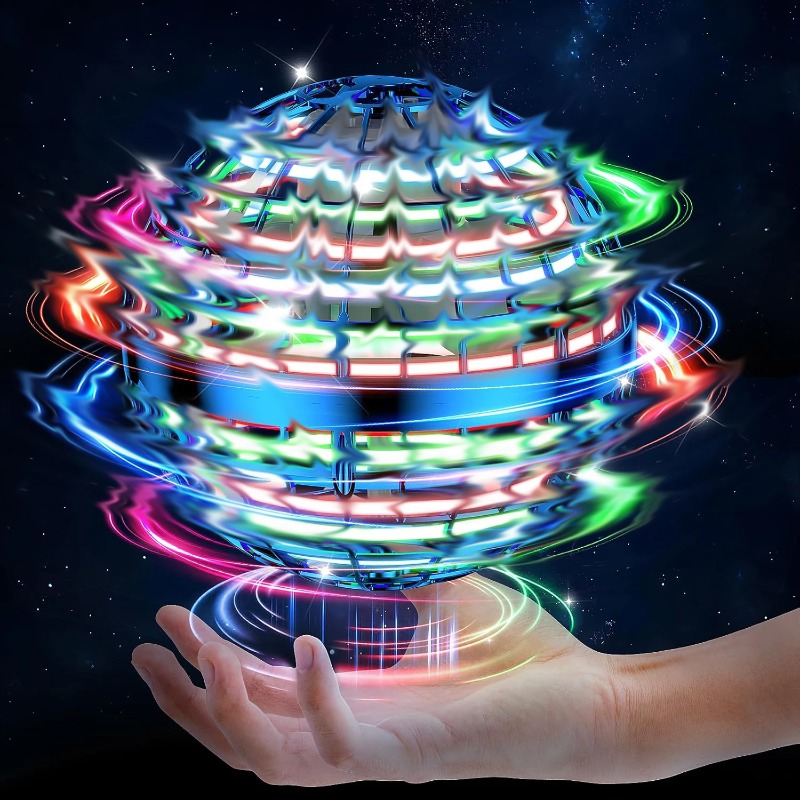 Drone Ball Rc - ของเล่นลูกบอลบินอัจฉริยะ AI ปี 2026 ลูกโลกกาแล็กซีคอสมิก บูมเมอแรง