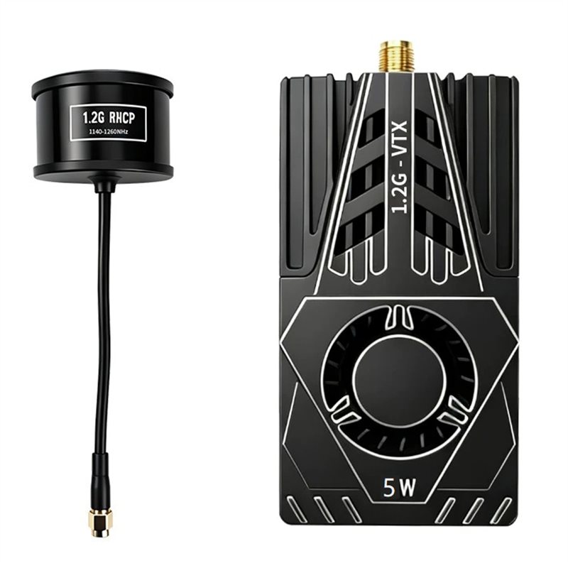 Rc Transmitter Drone - VTX สำหรับเครื่องส่งสัญญาณวิดีโอ FPV 1.2Ghz 5W พร้อมเสาอากาศ
