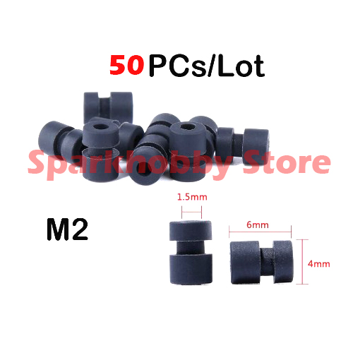 Drone Ball Rc - 50PCS M2 Anti-Vibration เครื่องซักผ้ายาง Damping Ball