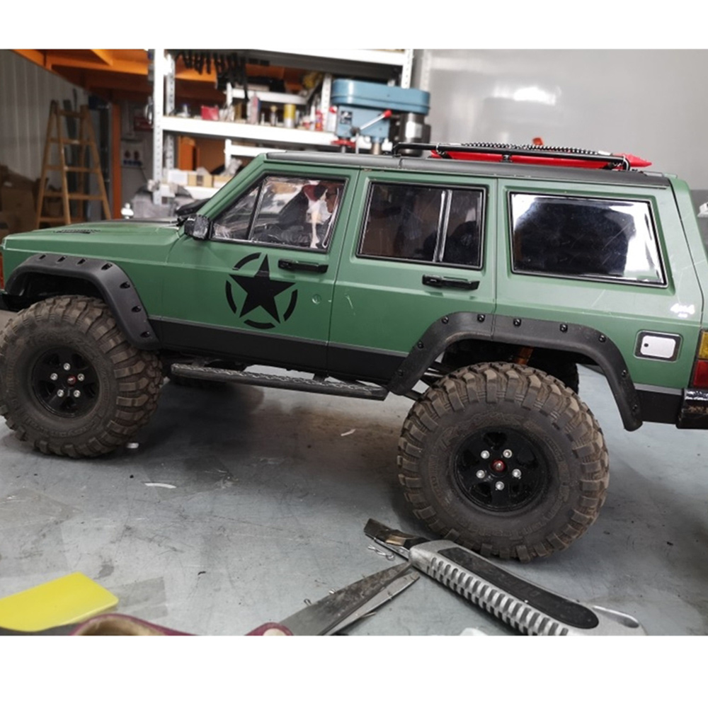 Rc Car Body Shell - X59A_พลาสติกแข็ง 313 มม.ฐานล้อ Cherokee Body Shell