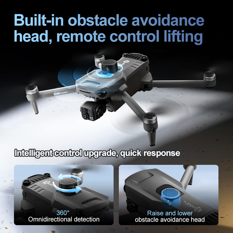 โดรนควอดคอปเตอร์ 8K 3 แกนกันสั - Drone Rc Folding บทวิจารณ์และราคา