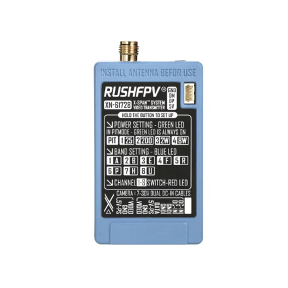 RUSHFPV 6.1‑7.2G 8W X61728 VTX - Rc Transmitter Drone บทวิจารณ์และราคา