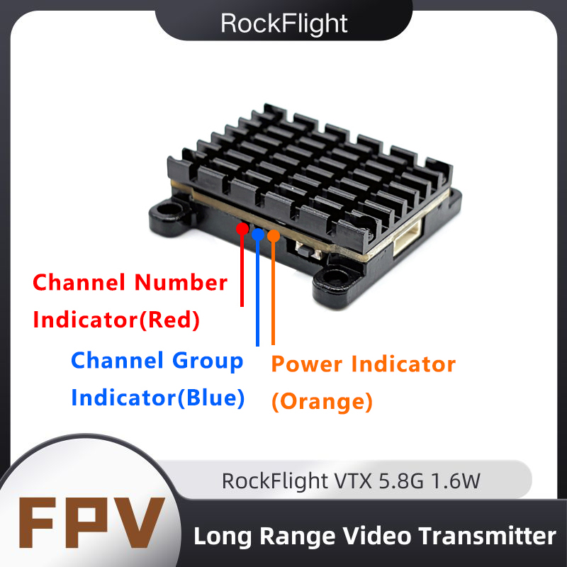 RockFlight TX663 VTX 5.8G 48CH - Rc Transmitter Drone บทวิจารณ์และราคา