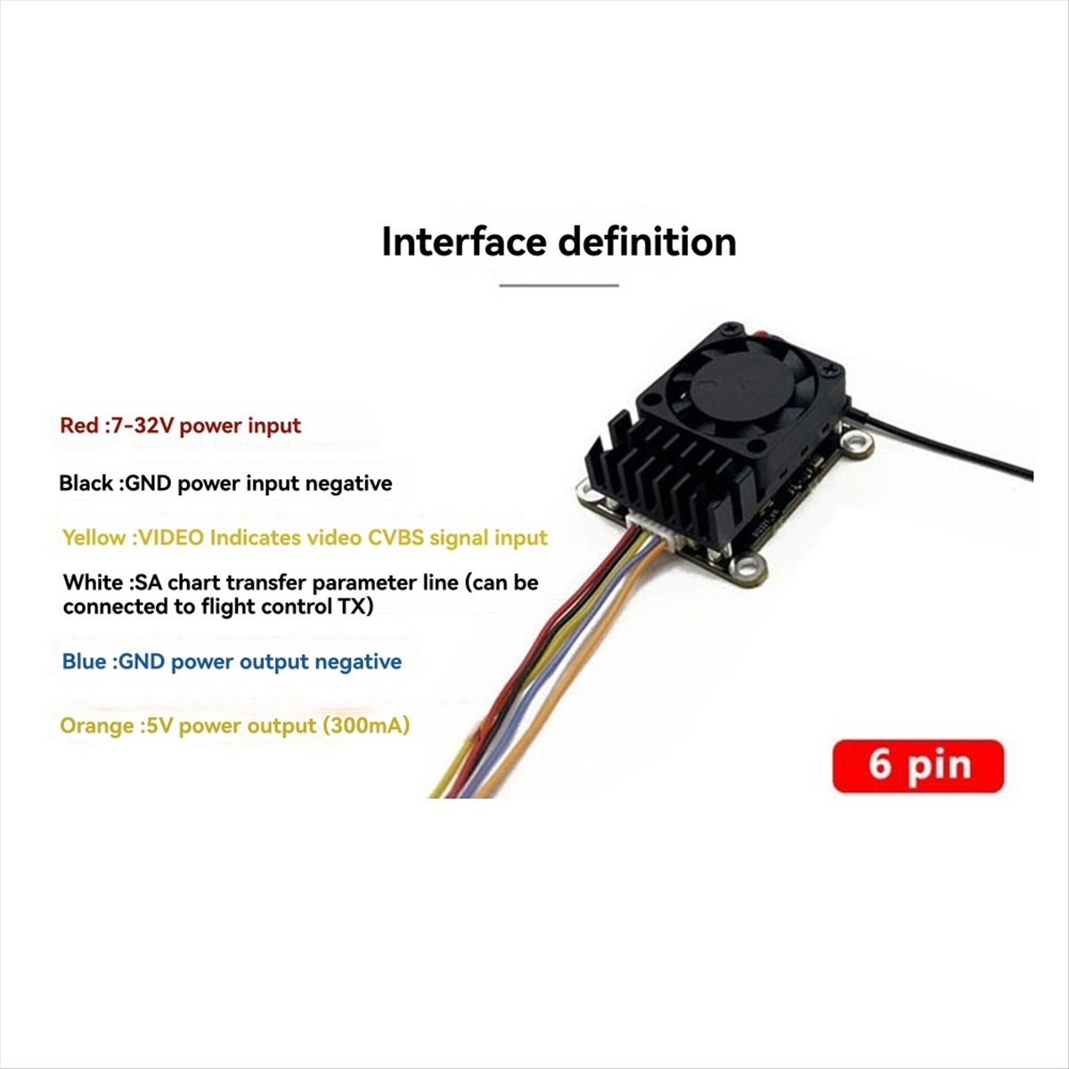 5.8G 2W VTX 2000mW โมดูลส่งสัญ - Rc Transmitter Drone บทวิจารณ์และราคา