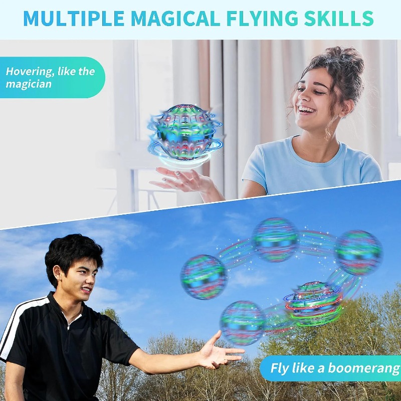 ของเล่นลูกบอลบินอัจฉริยะ AI ปี - Drone Ball Rc บทวิจารณ์และราคา