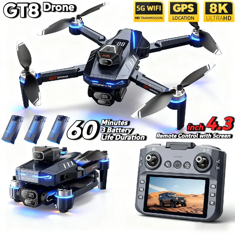 โดรน HOT สำหรับ LSRC GT8 กล้อง - Drone Rc Folding บทวิจารณ์และราคา