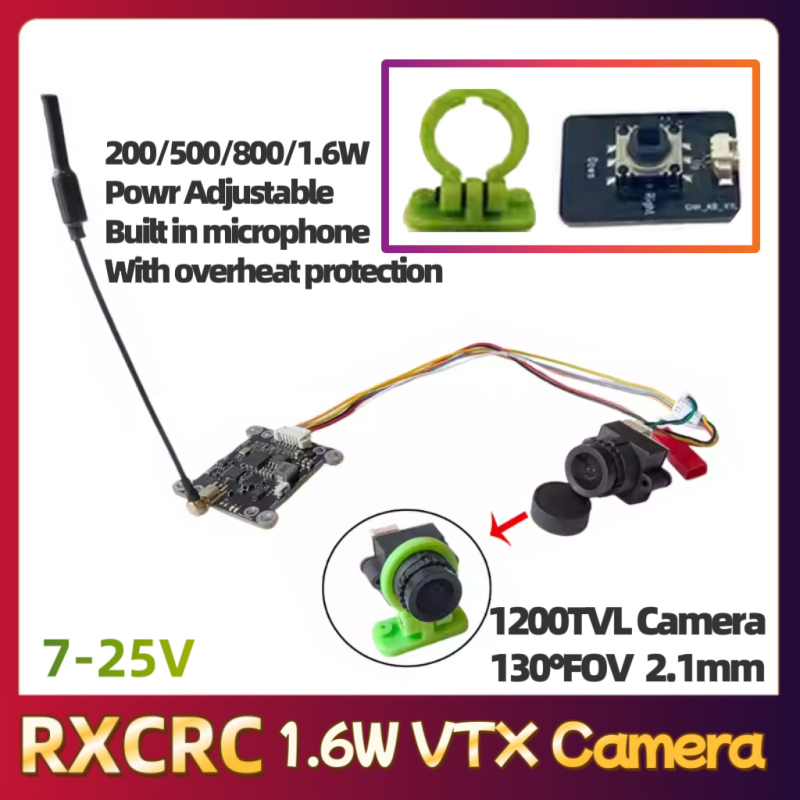 โมดูล RXCRC 5.8G 48CH 1.6W VTX - Rc Airplane Drone บทวิจารณ์และราคา