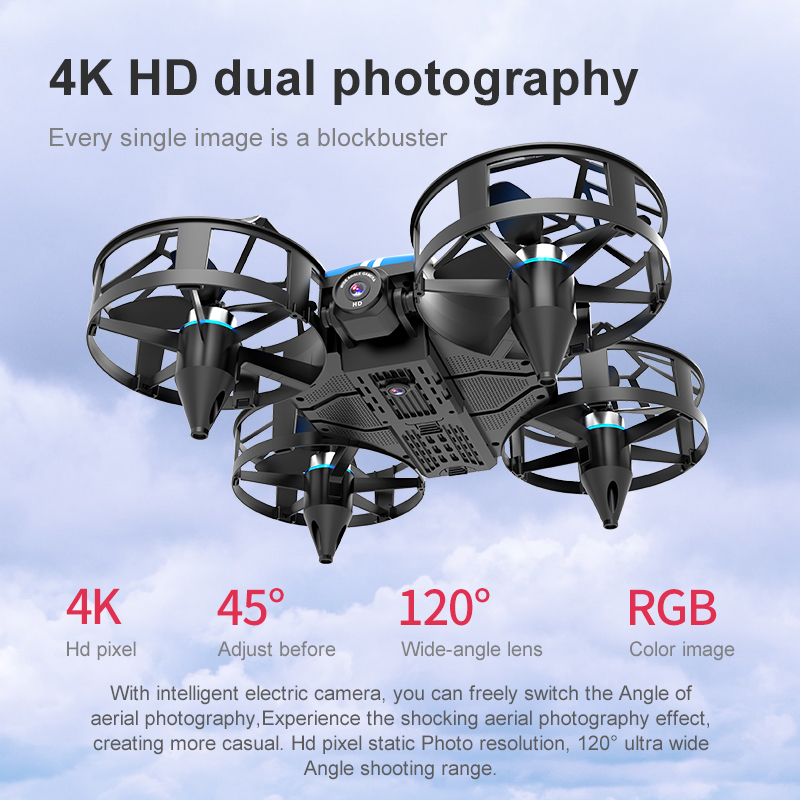 ใหม่ Mini Drone 812PRO อาชีพ H - Drone Rc Cable บทวิจารณ์และราคา